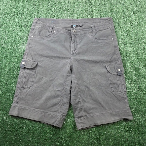 Kuhl Other - Kuhl Men Charcoal Gray Cargo Shorts Outdoor Hiking Size 14 35 Waist Multi Pocket